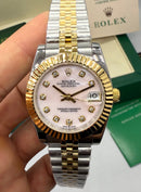 Rolex Date-Just 31mm Aço/Dourado Pulseira Jubilee