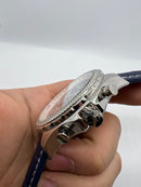 Breitling for Bentley Motors Turbilhão Aço 45mm Pulseira Couro