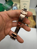 Rolex Daytona Everose 40mm - Mostrador Chocolate - Pulseira OysterFlex - CLONE