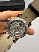 Roger Dubuis Excalibur Tourbillon Duplo 45mm Aço/Rose