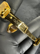 Rolex GMT Master ll Bruce Wayne Dourado Pulseira Jubilee 40mm