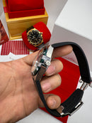 Omega Constellation 41mm Aço Puls. Couro
