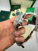 Rolex Submariner Date HULK 40mm Aço Mostrador Verde Luneta Verde