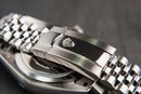Rolex Datejust 41/36mm Aço, Mostrador Azul Luneta Canelada