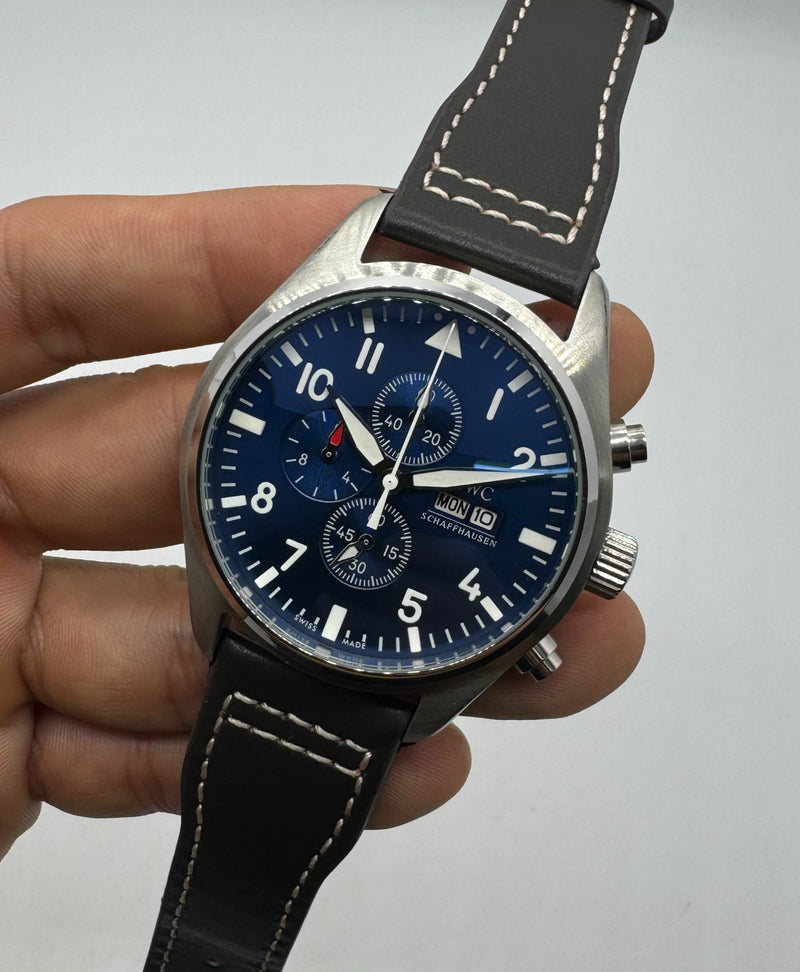 IWC Aviador Cronógrafo TOP GUN 41mm Aço