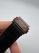 Hublot Classic Chrono Rosè 45mm Mostrador Preto
