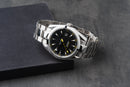 Omega Aquaterra 41,5mm Aço Mostrador Preto Luneta Lisa