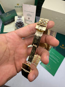 Rolex GMT Master ll Bruce Wayne Aço/Dourado, Pulseira Jubilee 40mm