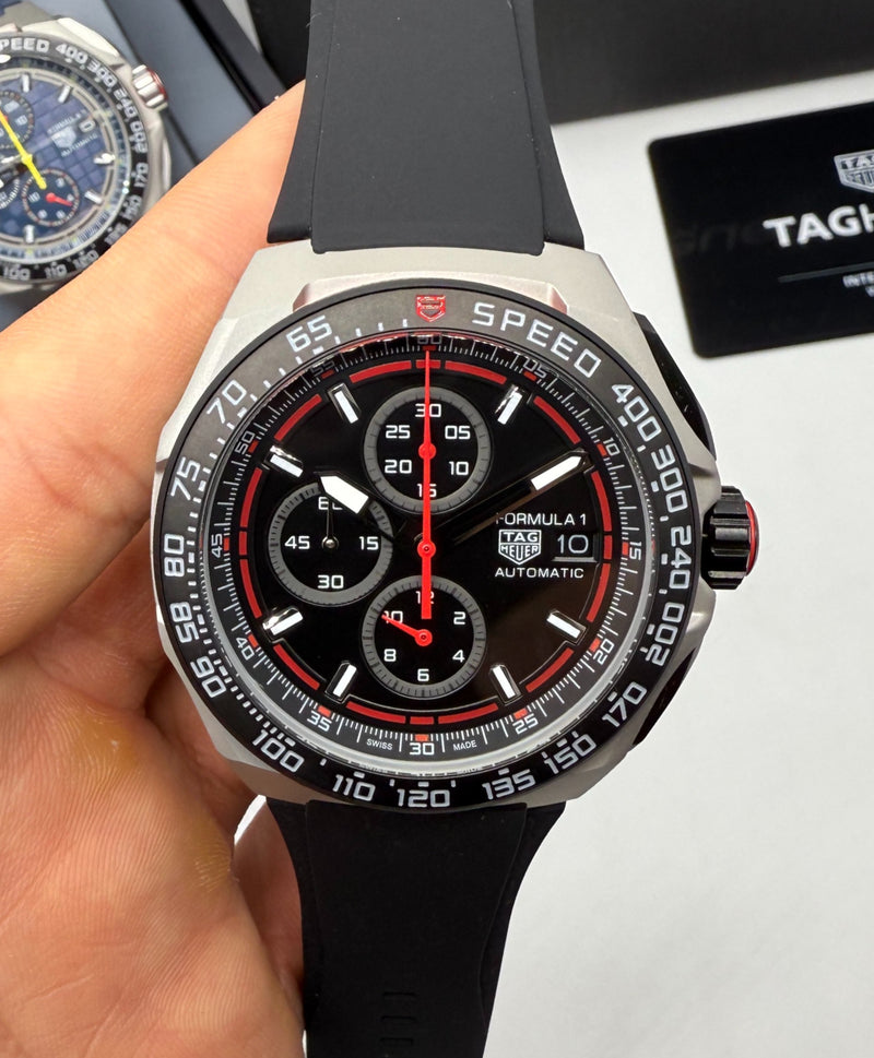 TAG Heuer F1 Cronometro 42mm Aço/OxBlack - Speed