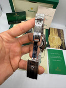 Rolex DateJust 41/36mm Aço, Mostrador Prata, Pulseira Oyster