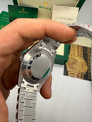 Rolex Day-Date Presidente 40mm Aço 904L- Mostrador Preto - CLONE