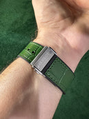 Hublot Classic Fusion 45mm Aço Mostrador Verde Puls. Couro com Borracha