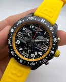 Breitling ENDURANCE PRO Aço 44mm - OxiBlack - Mostrador Preto