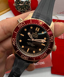 Omega Seamaster Co-Axial 40mm Mostrador Preto