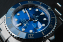 Rolex Submariner Date Smurf 40mm Aço Mostrador Azul Luneta Azul
