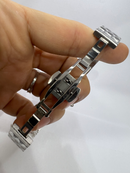 Bvlgari SERPENTI SEDUTTORI 33mm Aço - Mostrador Branco - Bezel Crav