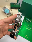 Rolex Oyster Perpetual 36mm/41mm Aço Mostrador Abacate
