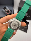 TAG Heuer F1 Solargraph 38mm Verde - Pulseira Borracha -