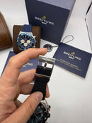 Breitling Super Chronomat Aço 44mm Pulseira Borracha