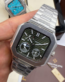 Patek Philippe Cubitus Aço, Fases da Lua 42mm, Mostrador Verde