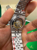 Rolex Oyster Perpetual Land‑Dweller 40mm Aço, Mostrador Prata