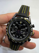 TAG Heuer Carrera Chronograph x Porsche, Aço 44mm Pulseira Lona