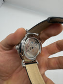 Patek Philippe Classic Turbilhão 44mm Aço, Pulseira Couro