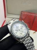 Omega Speedmaster Moonwhacth Profissional 42mm Aço Mostrador Branco