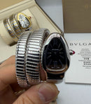 Bvlgari Serpenti Tubogas 02 Voltas 35mm Aço Mostrador Preto