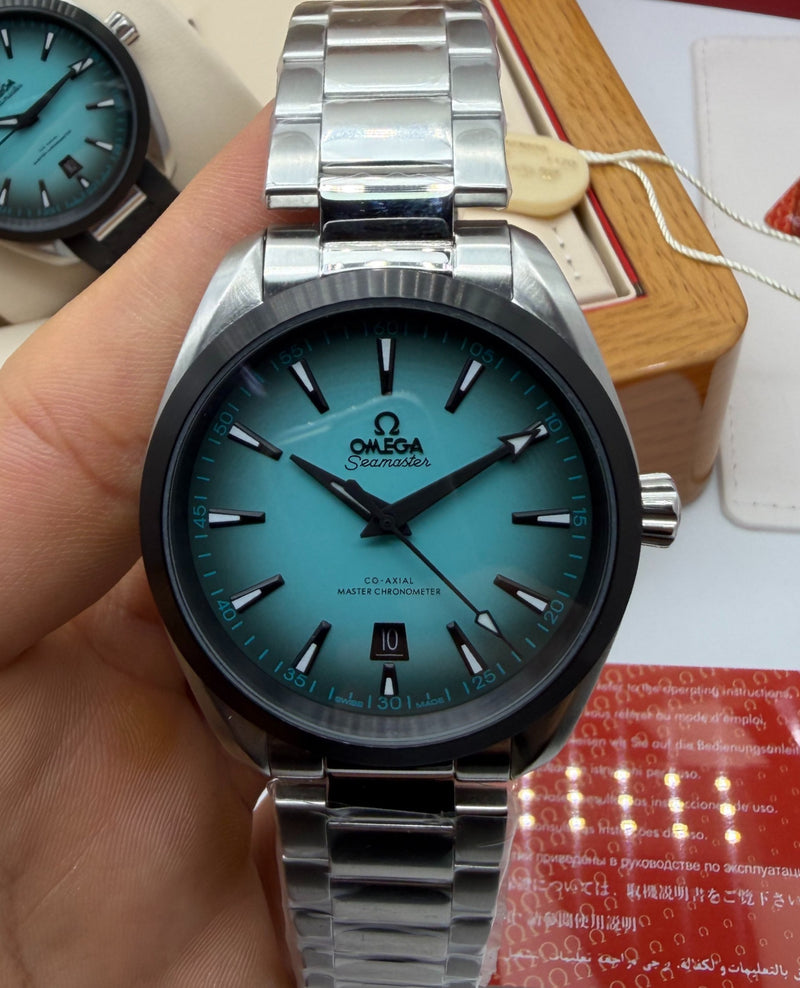 Omega Aquaterra 41,5mm Aço, Pulseira Aço