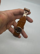 Patek Phillippe Fases da Lua 42mm Aço/Rose, Pulseira Couro