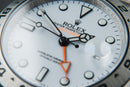 Rolex Explorer II 42mm Aço Mostrador Branco Luneta Aço Pulseira Oyster