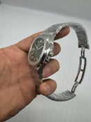 Patek Philippe Nautilus 39mm, Mostrador Verde, Pulseira Aço
