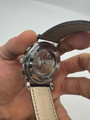 Patek Phillippe Fases da Lua 42mm Aço, Pulseira Couro