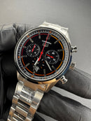 Tag Heuer Carrera Aço 43mm, Mostrador Preto