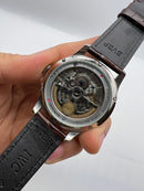 IWC Portugieser Automático Aço/Rose 42mm Pulseira de Couro