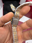 Cartier Panthère - Aço/Dourado - 23mm/29mm - Mostrador Branco