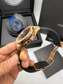Hublot Vendome Classic Chrono 45mm Aço/Rosê Mostrador Preto