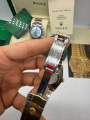 Rolex Datejust 41mm - Aço/Ouro* - Mostrador Preto - Pulseira Jubilee - CLONE