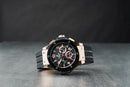 Hublot Big Bang 44mm Rosé Mostrador Preto Bezel Preto