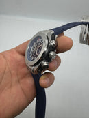 Hublot Big Bang 44mm Aço Mostrador Azul Esqueleto