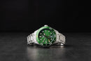 Tag Heuer Aquarecer 300, 43mm, Aço, Mostrador Verde, Bezel Verde