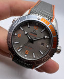 Omega Planet Ocean Co-Axial Master 45,5mm Aço Mostrador e Bezel Cinza