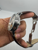 Patek Philippe Classic Turbilhão 40mm Aço/Rose, Pulseira Couro