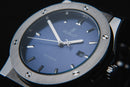Hublot Classic Fusion 45mm Aço Mostrador Azul Bisel Aço