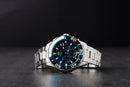 Tag Heuer Aquarecer Aço 43mm, Mostrador Azul, Bezel Rotativo Azul
