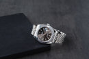 Rolex Datejust 41/36mm Aço Mostrador Cinza, Luneta Canelada