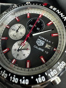 Tag Heuer F1 SENNA Calibre 16, 43mm Aço, Mostrador Cinza Bezel, Fixo