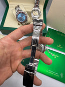 Rolex Daytona 40mm Aço Mostrador Cinza, Luneta Preto