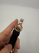 Patek Philippe Classic Turbilhão 44mm Aço/Rose, Pulseira Couro